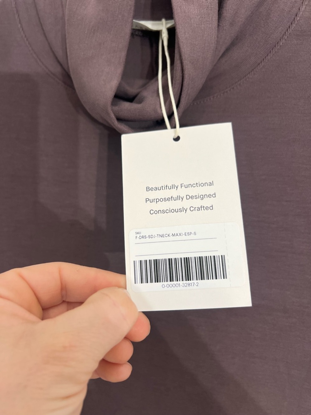 NWT Everlane Madison midi dress Butterknit Espresso turtleneck soft minimalist S - Picture 13 of 16